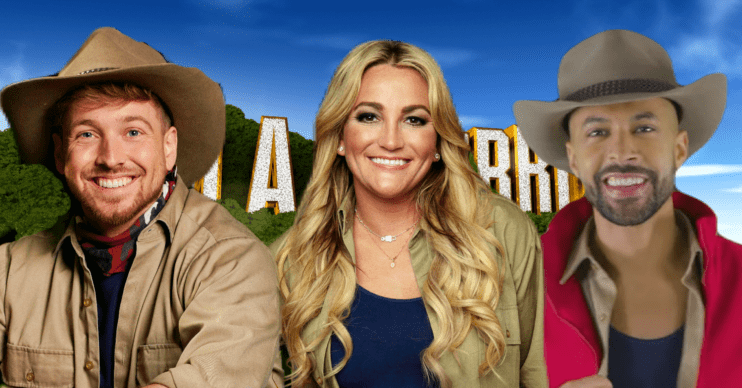 Sam Thompson / Jamie Lynn Spears / Marvin Humes on I'm A Celebrity
