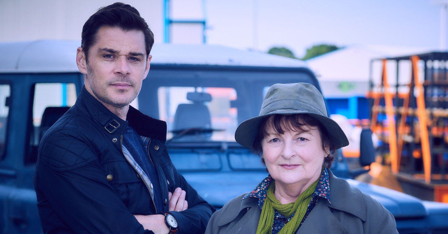 Vera and DS Healey standing together (Credit: ITV)