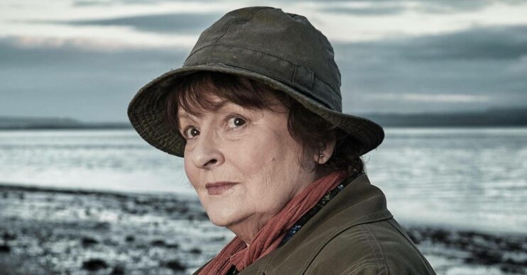 Brenda Blethyn in character as DCI Vera Stanhope