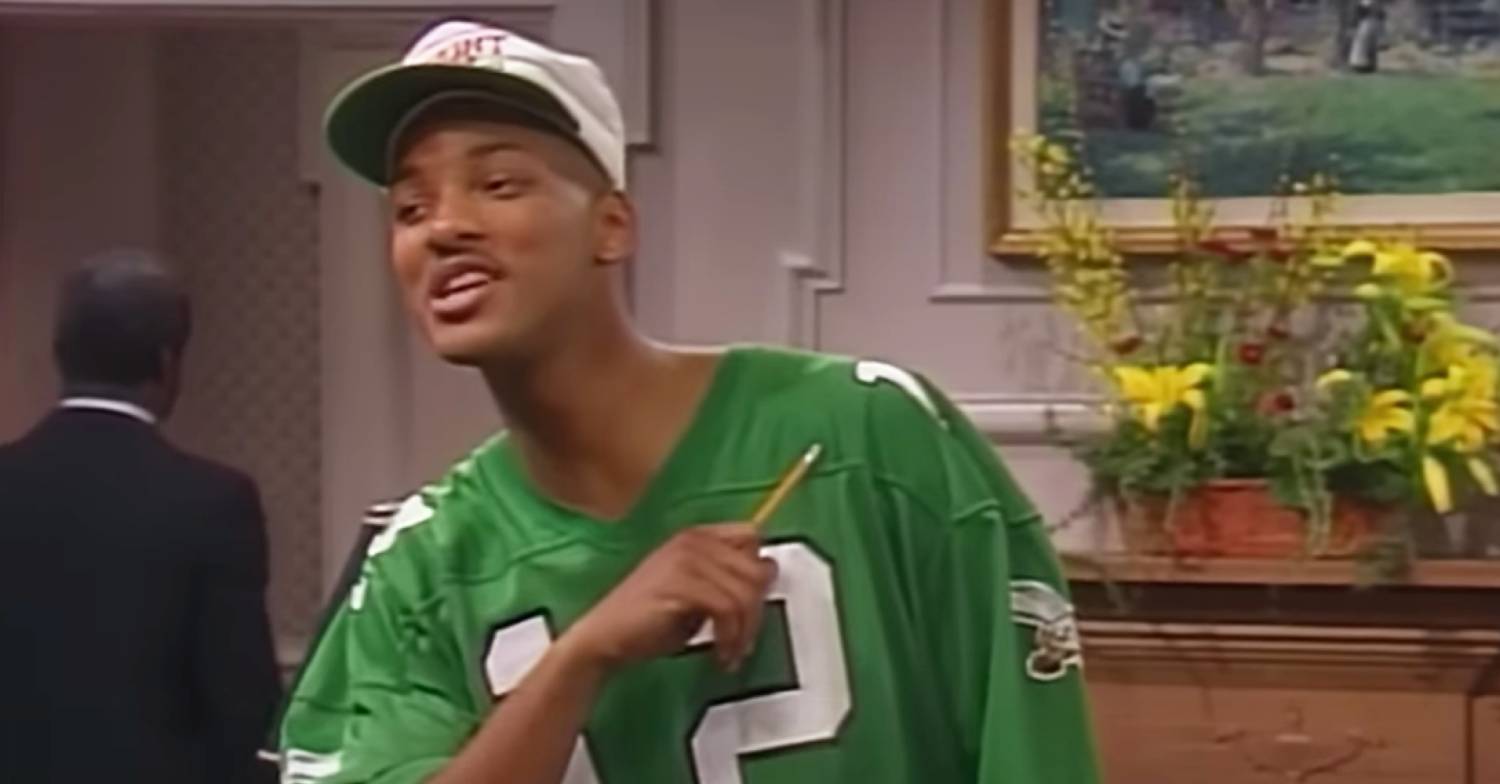 Will Smith in character as the Fresh Prince