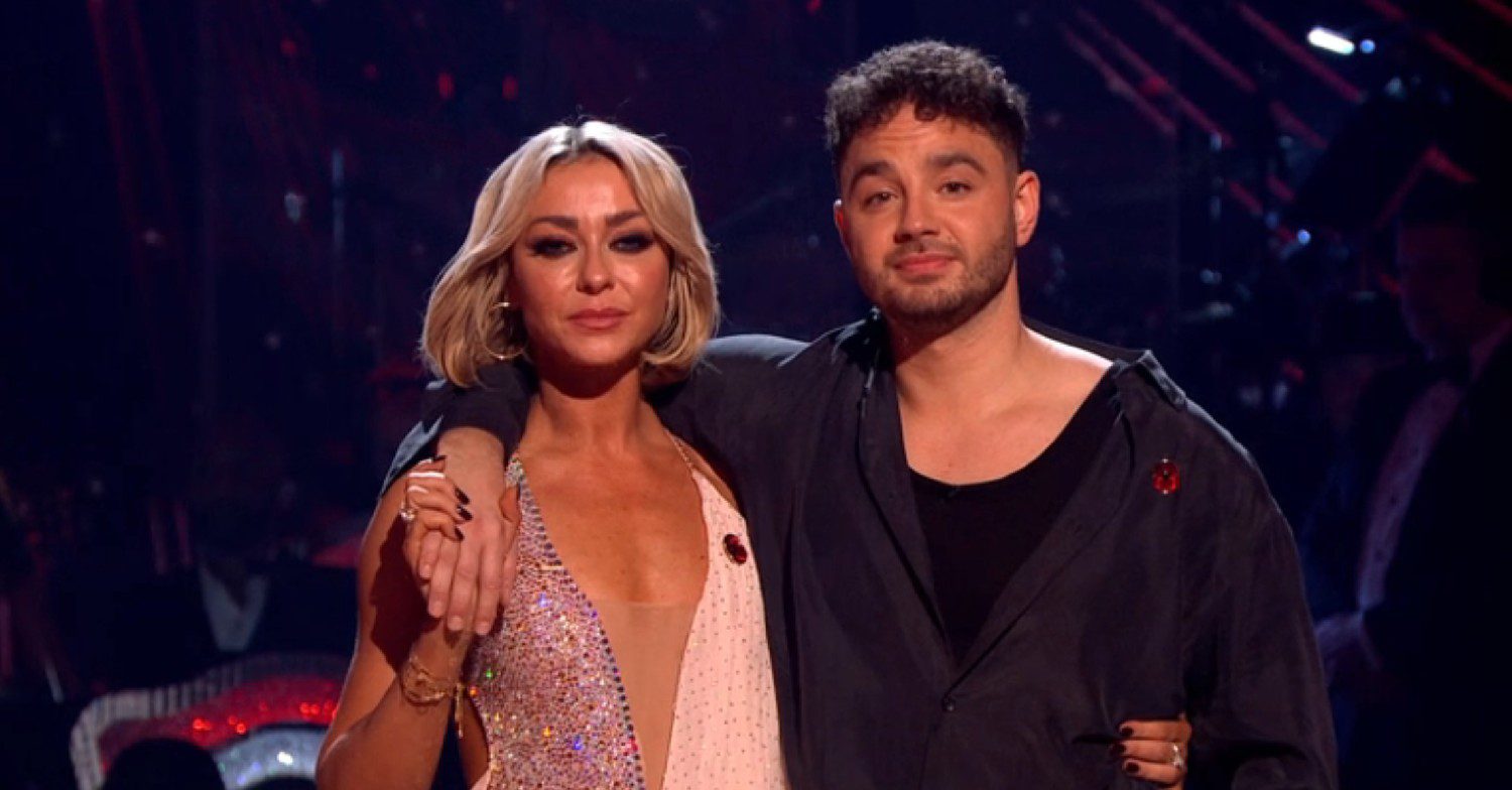 Strictly stars Adam Thomas and Luba Mushtuk