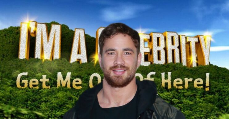 Danny Cipriani and the I'm A Celeb logo