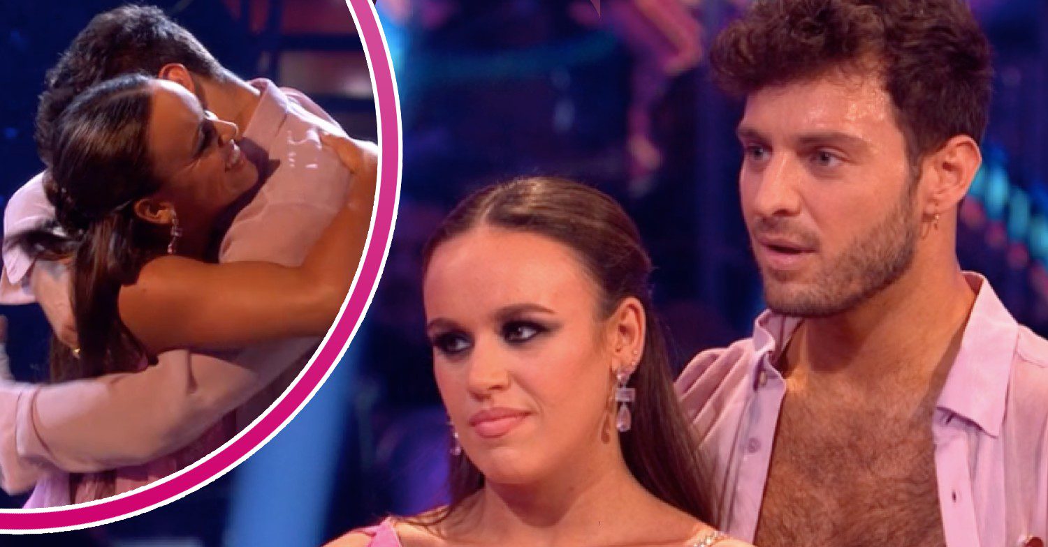 Ellie Leach and Vito Coppola on Strictly wearing pink