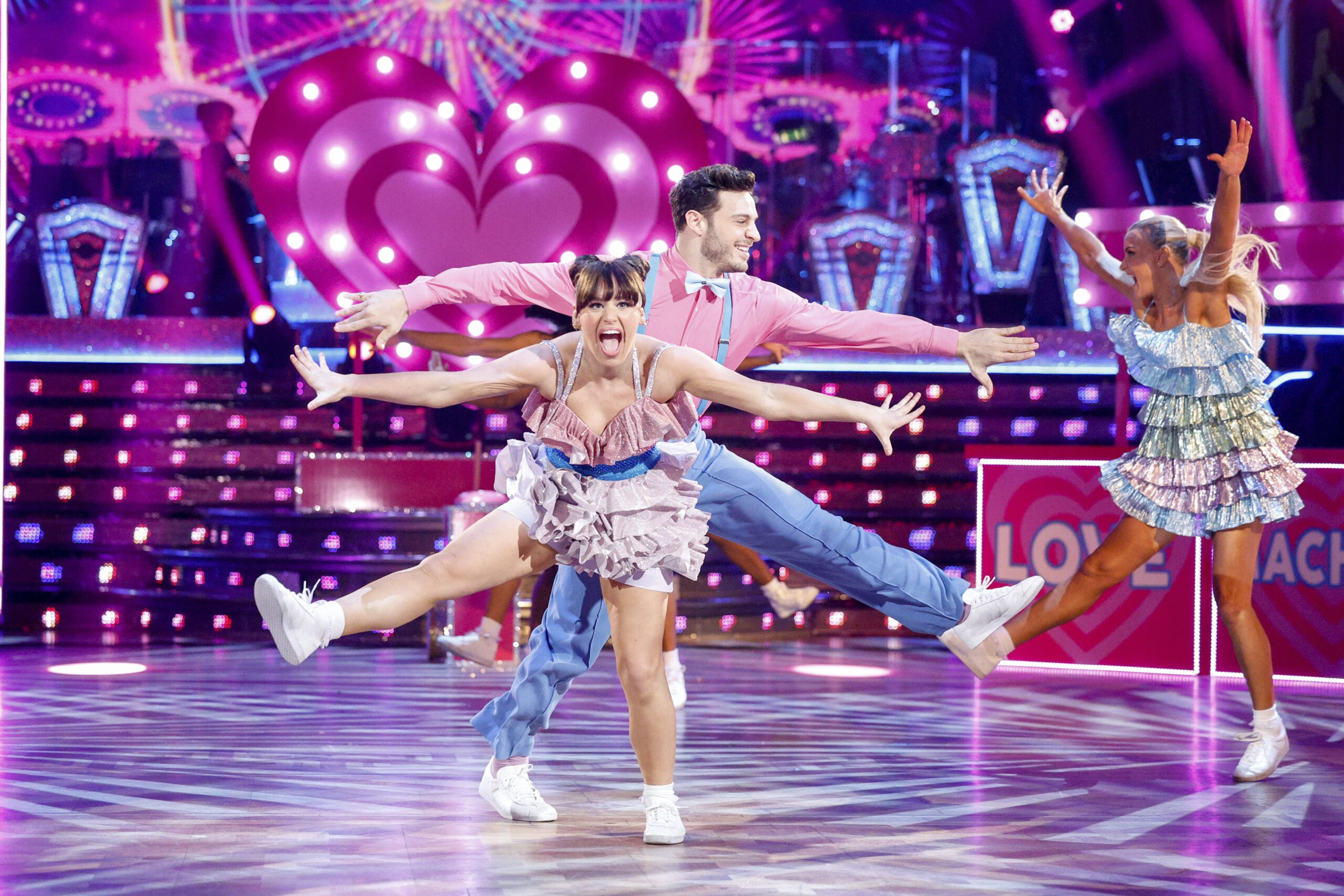 ellie leach and vito coppola performing a Charleston 