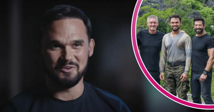 Gareth Gates / Celeb SAS cast