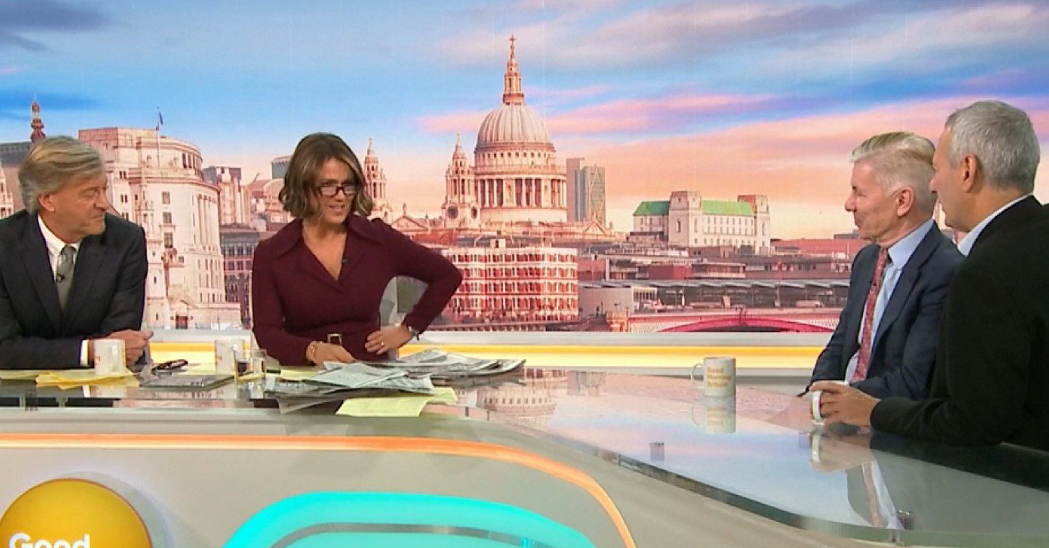 Suanna Reid and Richard Madeley with guests on Good Morning Britain