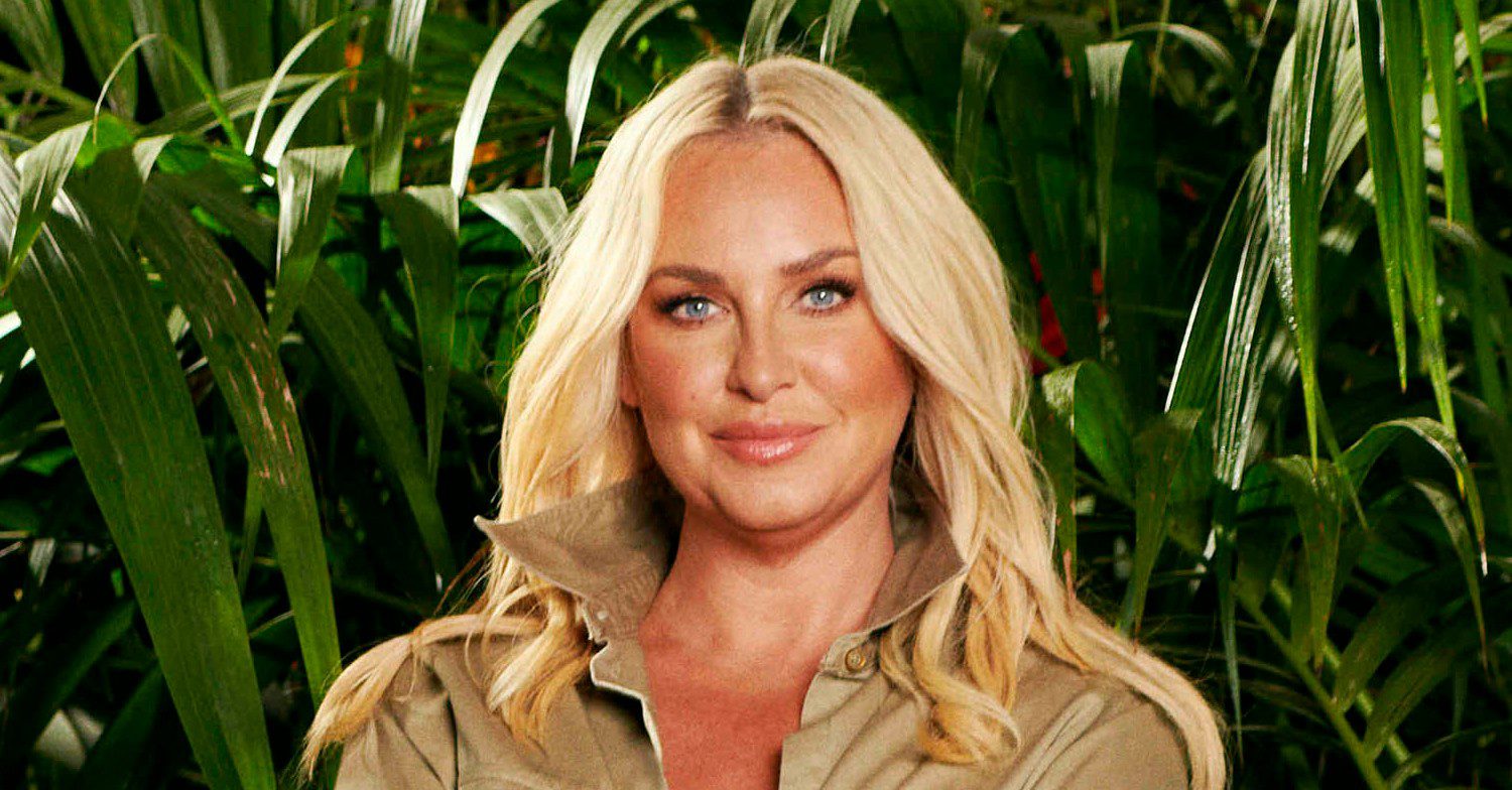 Josie Gibson smiling in I'm A celebrity promo pic