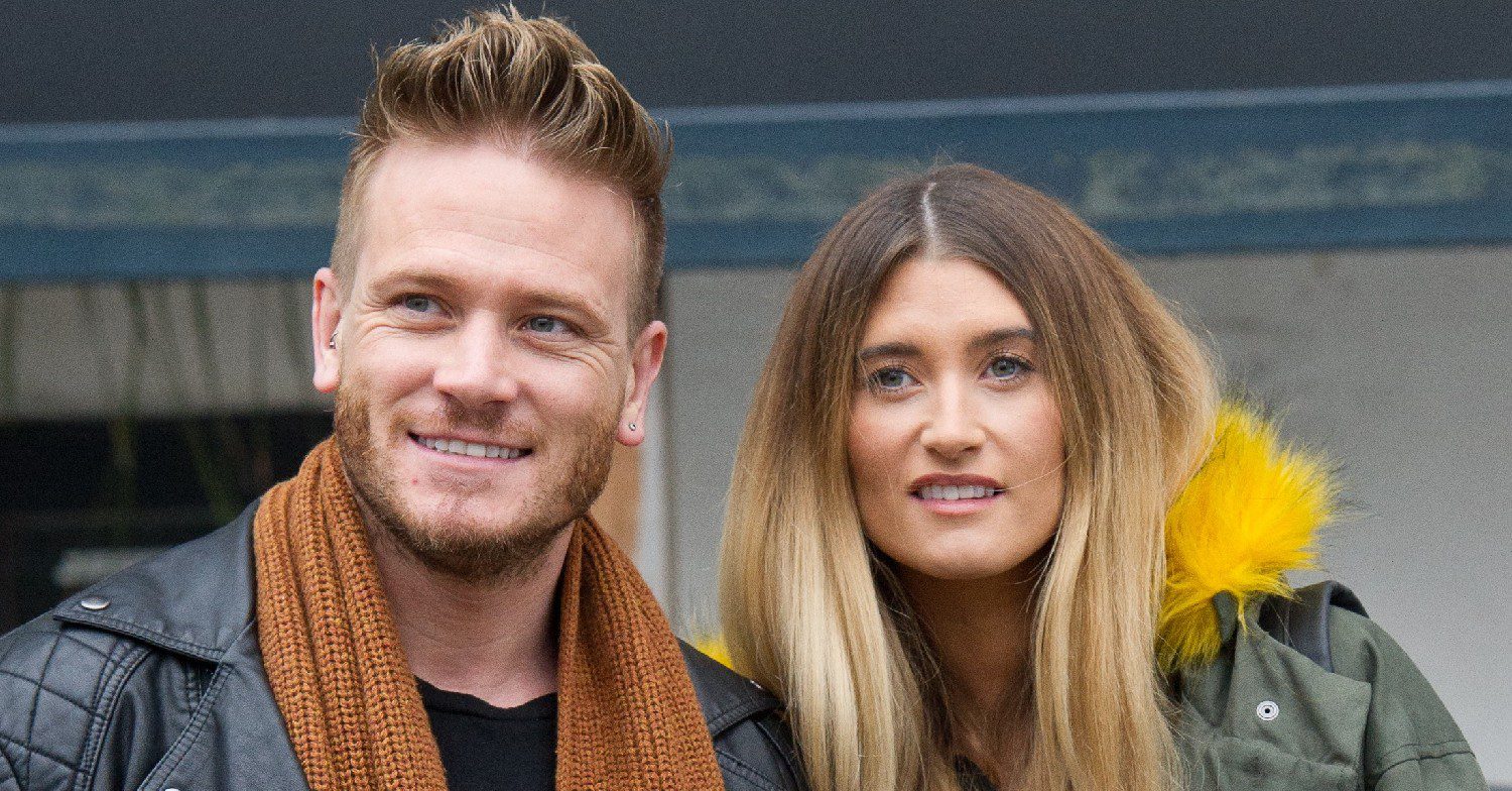Charley Webb and Matthew Wolfenden smiling