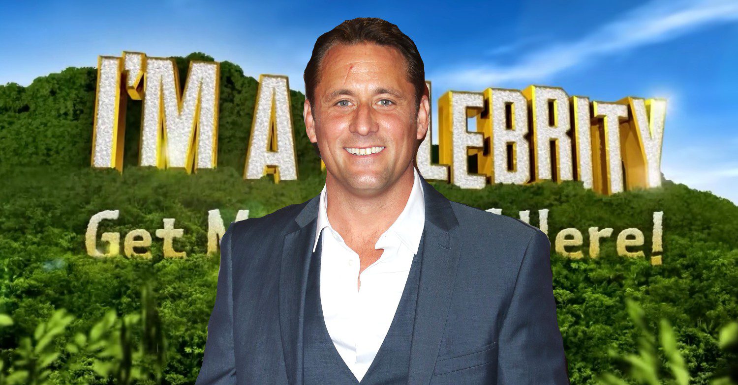 Nick Pickard and I'm A Celebrity logo