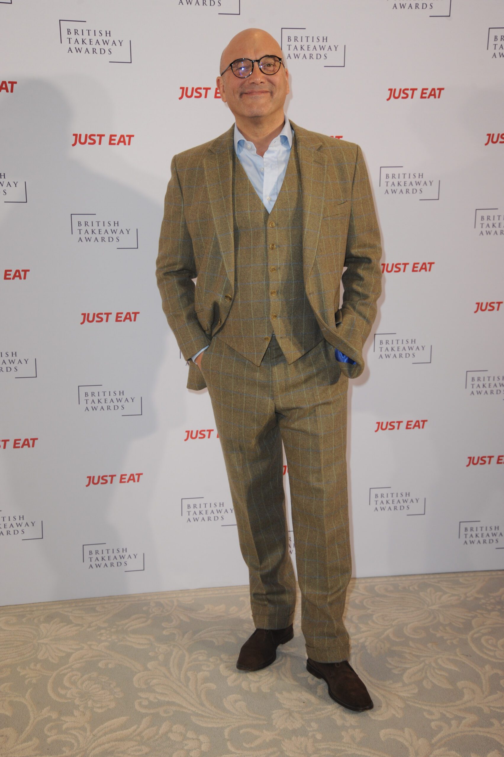 Gregg Wallace on the red carpet