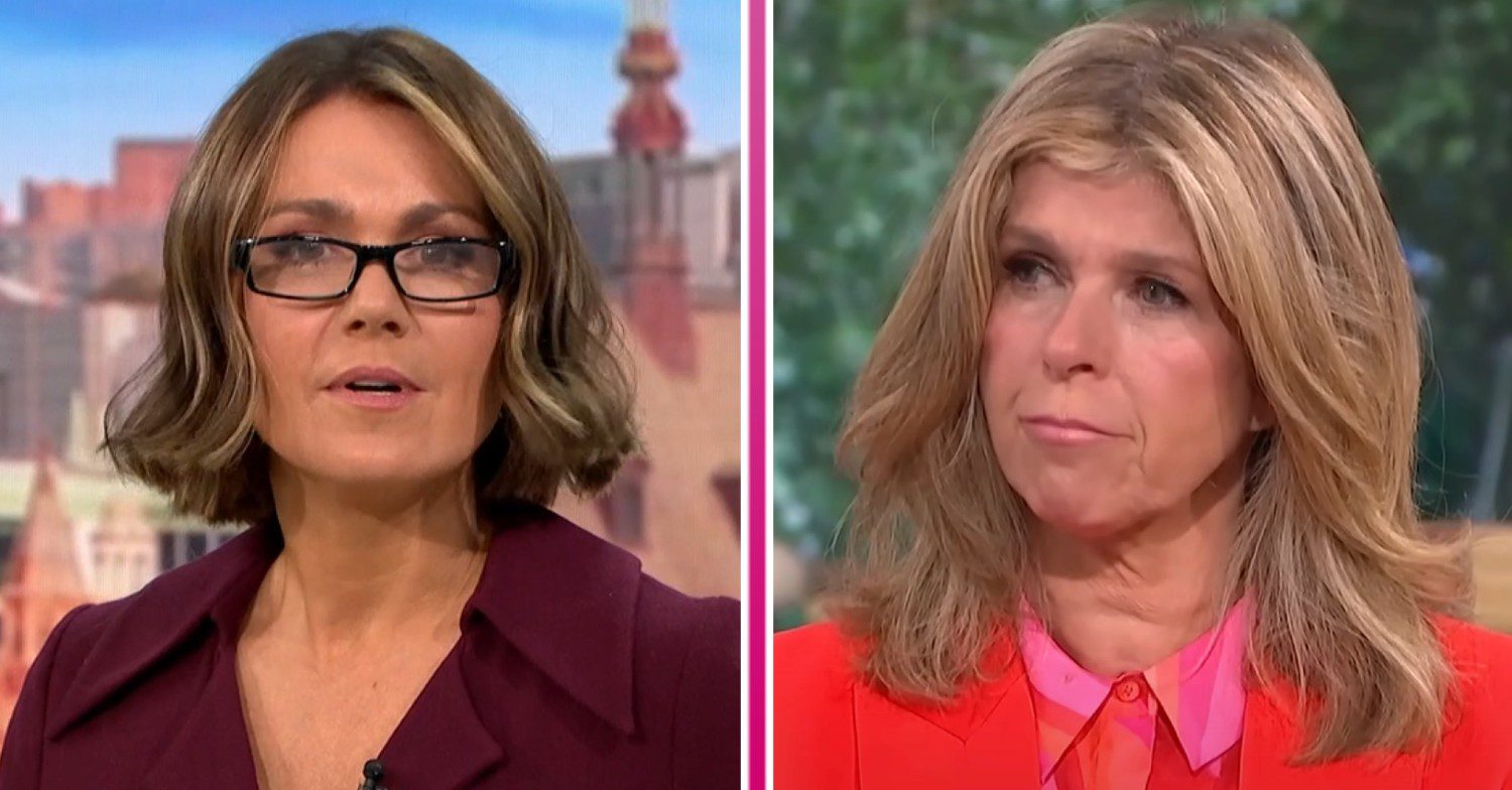 Susanna Reid on GMB and Kate Garraway on This Morning