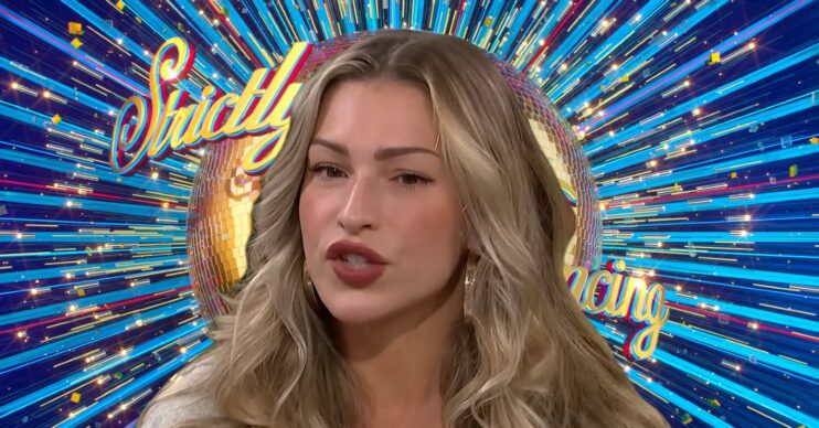 Strictly logo with Zara McDermott