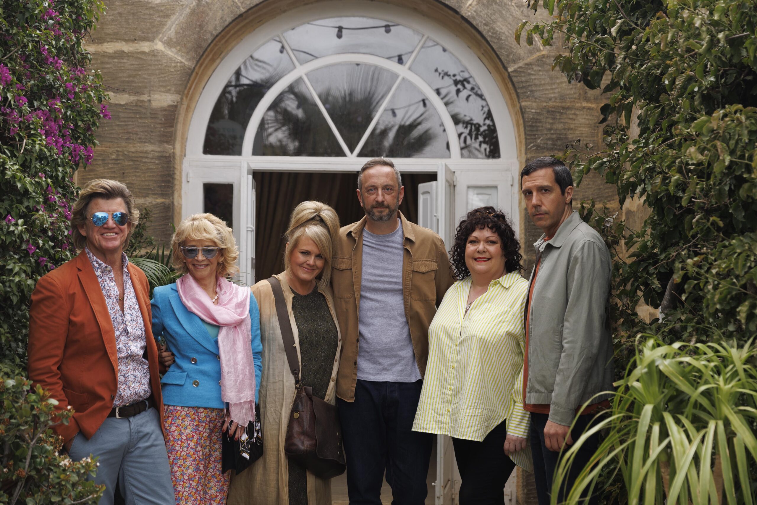 The cast of The Madame Blanc Mysteries