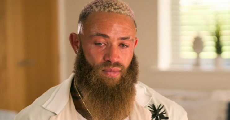 Ashley Cain crying