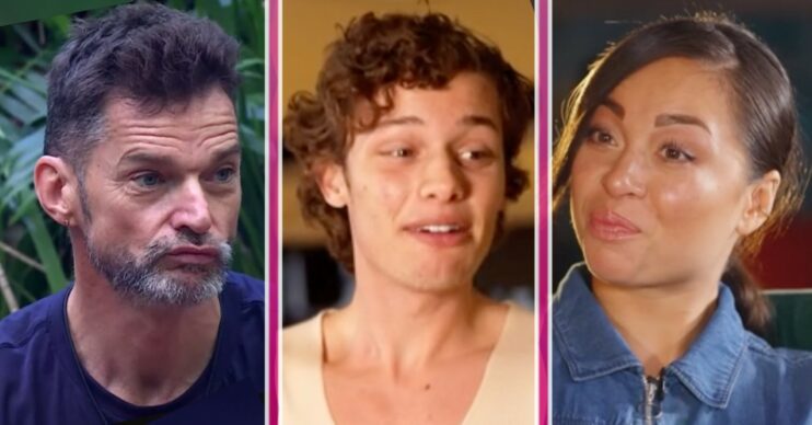Fred Sirieix looks hacked off, Bobby Brazier looks excited, Katya Jones appears amused