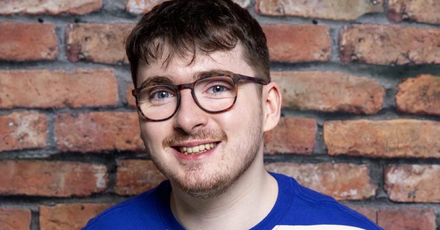 Coronation Street's Bobby is smiling in a promo picture