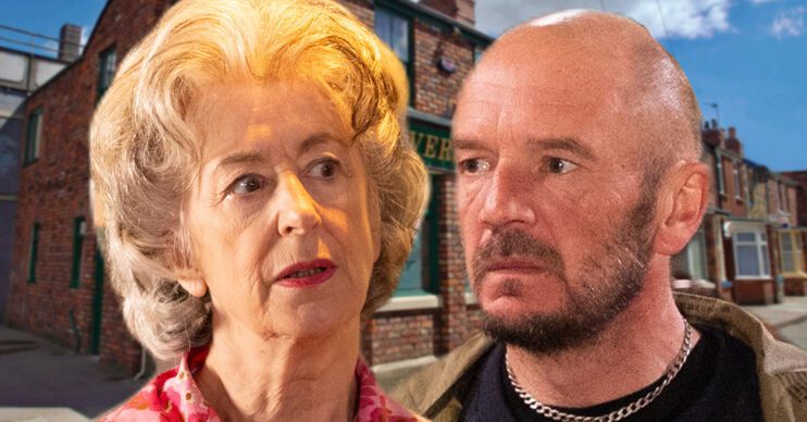 Coronation Street's Evelyn, Terry, the background of the Rovers