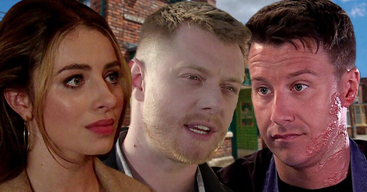Coronation Street's Daisy, Daniel, Ryan, the background of the Rovers