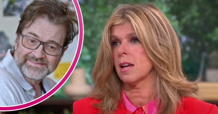 Derek Draper looks to the side, Kate Garraway speaks