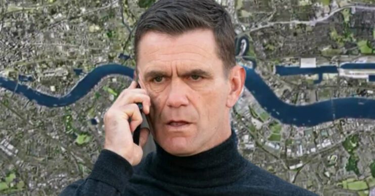 EastEnders' Jack, the background of the Thames