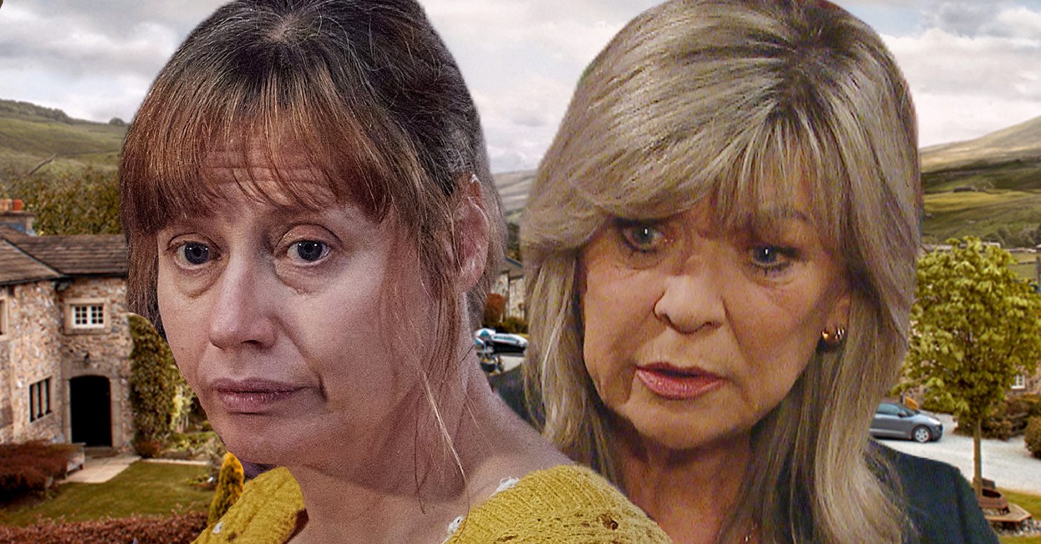Emmerdale's Lydia, Kim, the background of the Dales