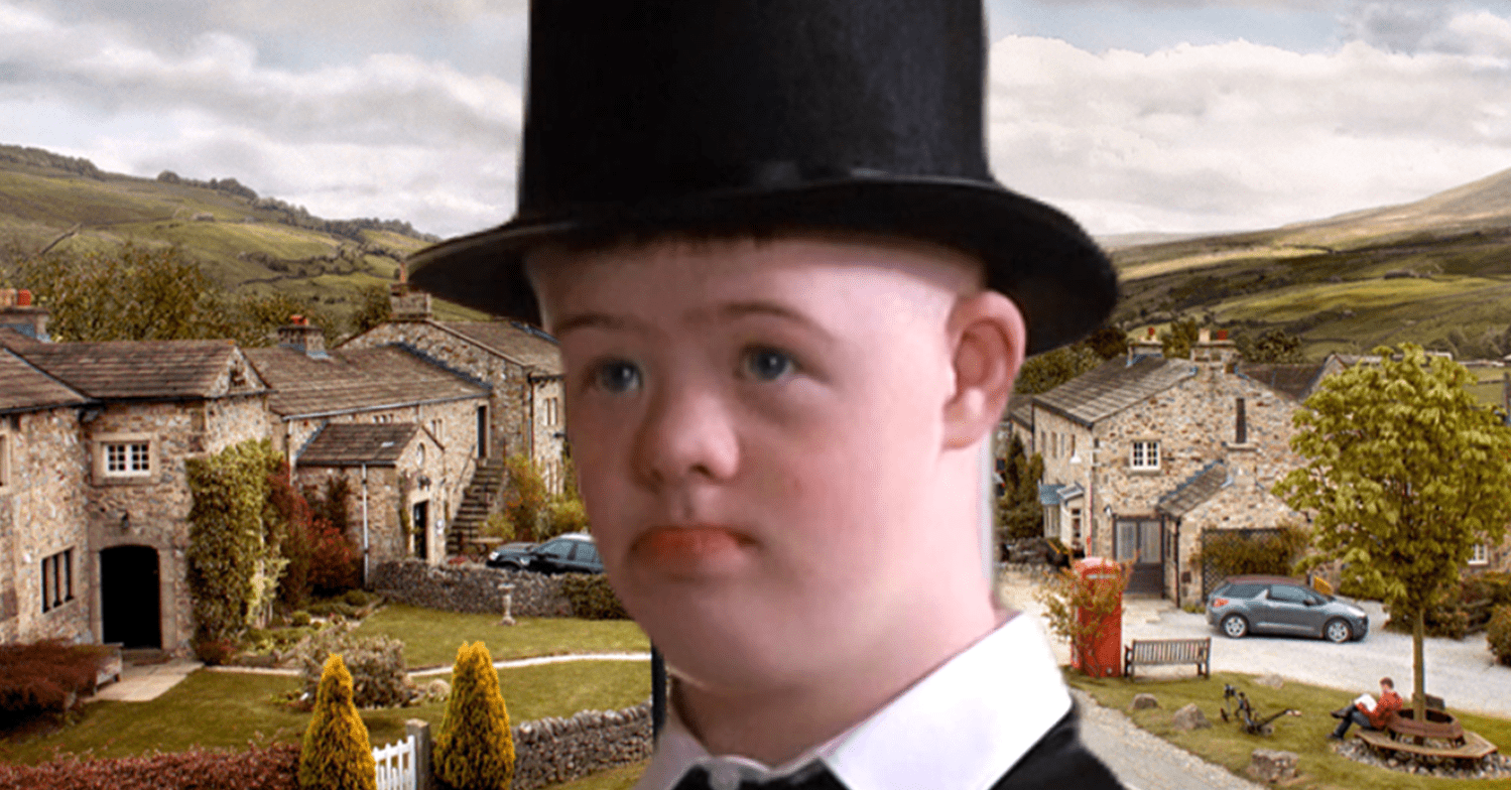 Emmerdale: Leo Goskirk cut out on the Emmerdale background comp image