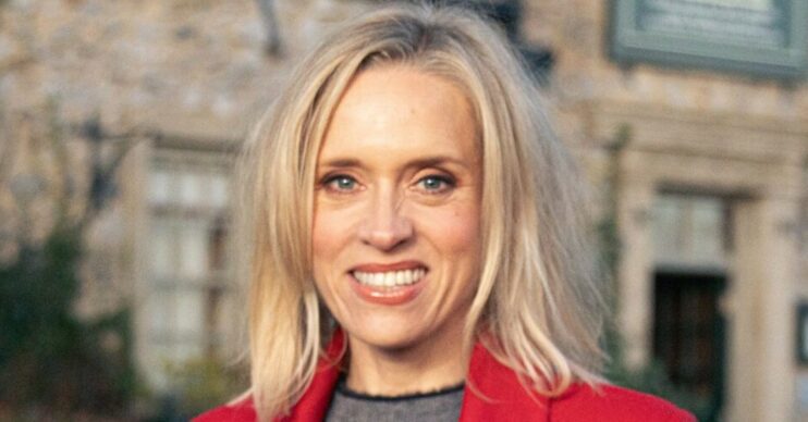 Emmerdale: Ruby Fox-Miligan as played by Beth Cordingly smiles