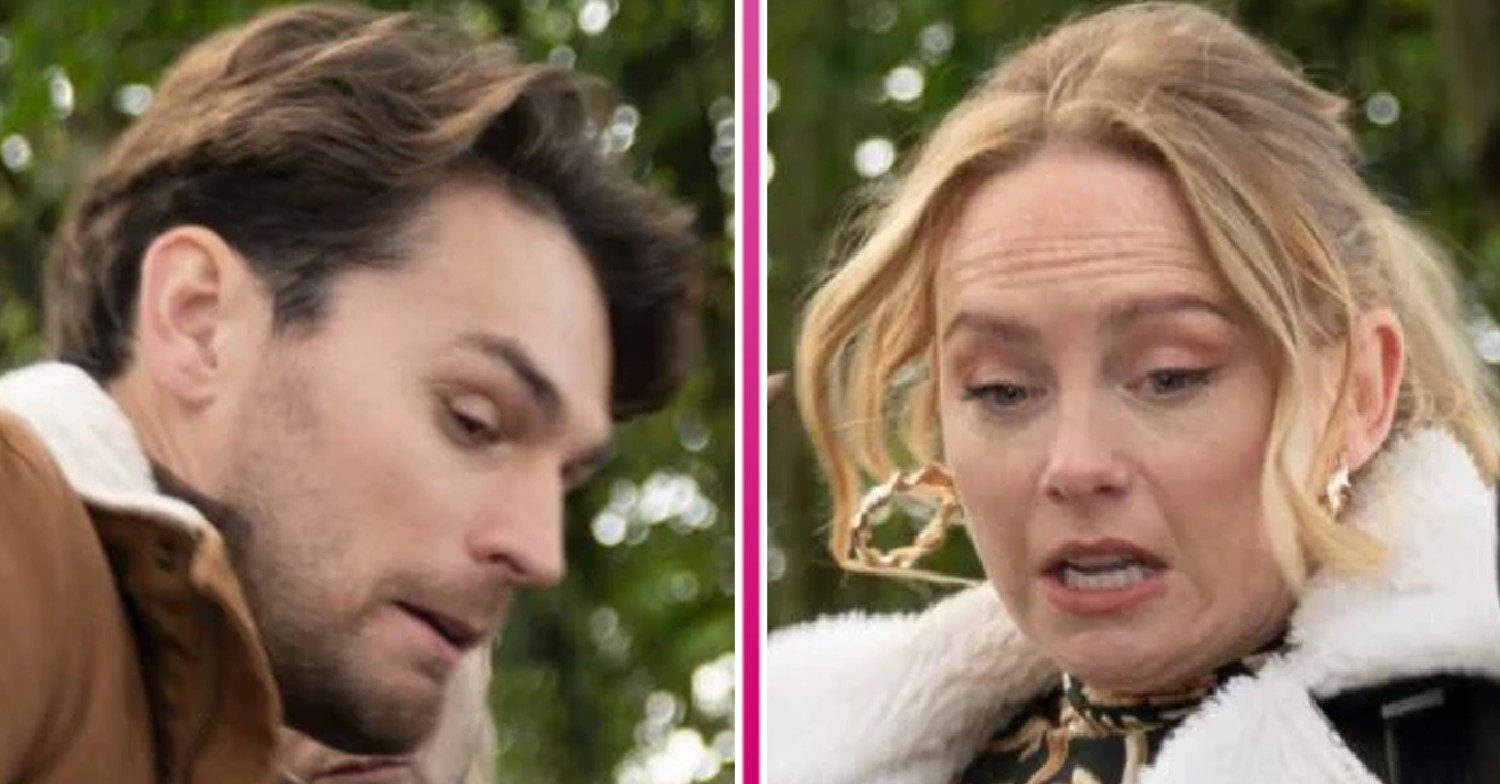 Emmerdale spoilers comp image: Mack and Amy