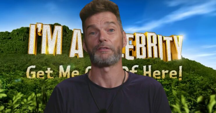 Fred Sirieix against the I'm A Celebrity backdrop