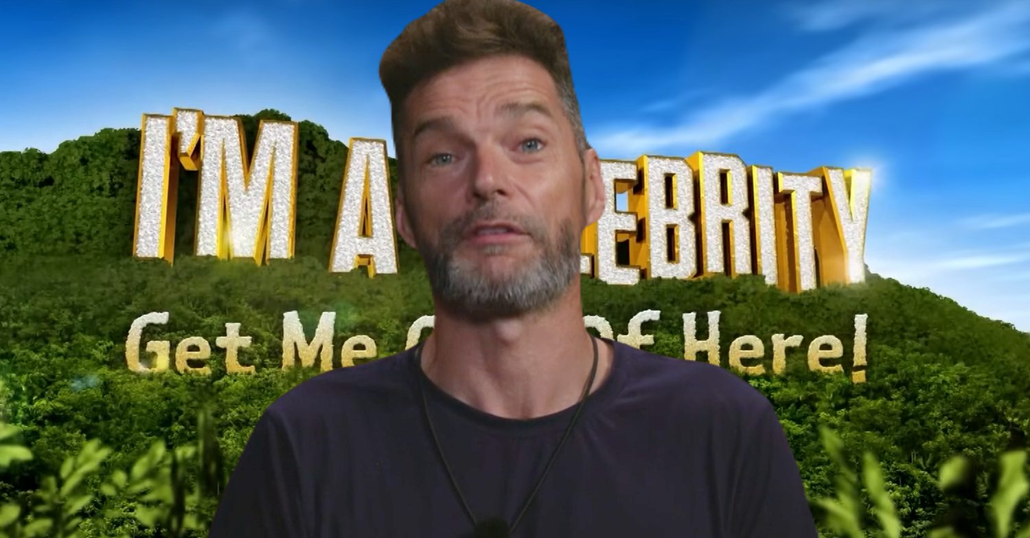 Fred Sirieix against the I'm A Celebrity backdrop