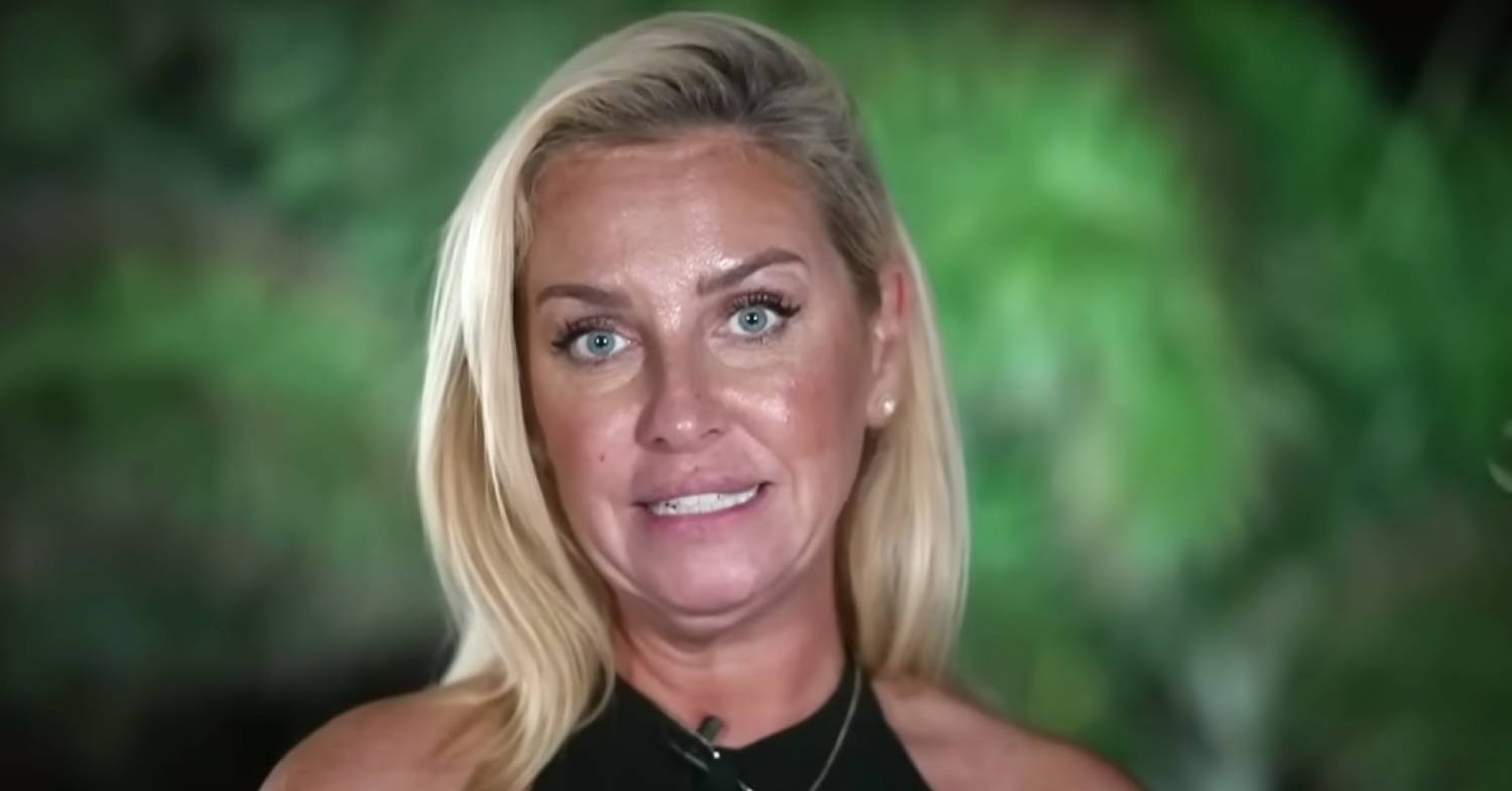 I'm A Celeb campmate Josie Gibson looks concerned
