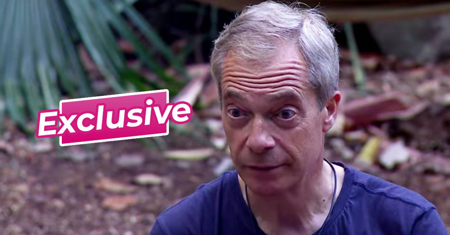 Nigel Farage looks worried