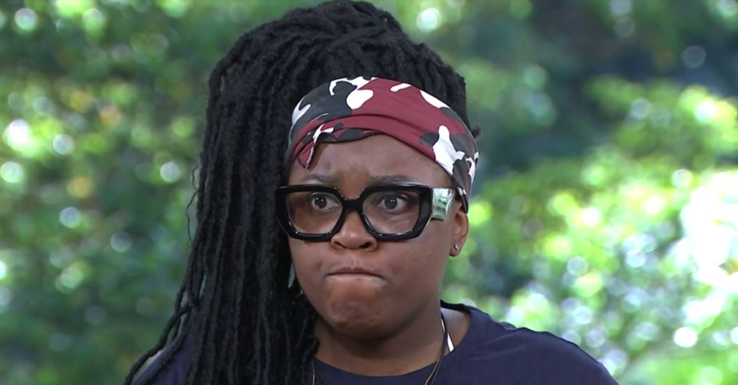 I'm A Celebrity campmate Nella Rose looks emotional