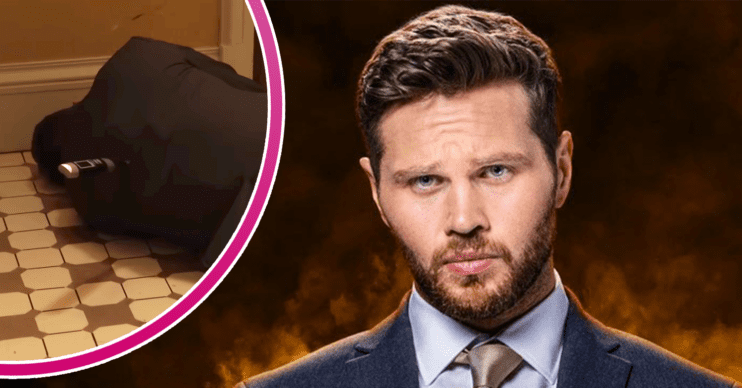 EastEnders Keanu actor Danny Walters smouldering to camera