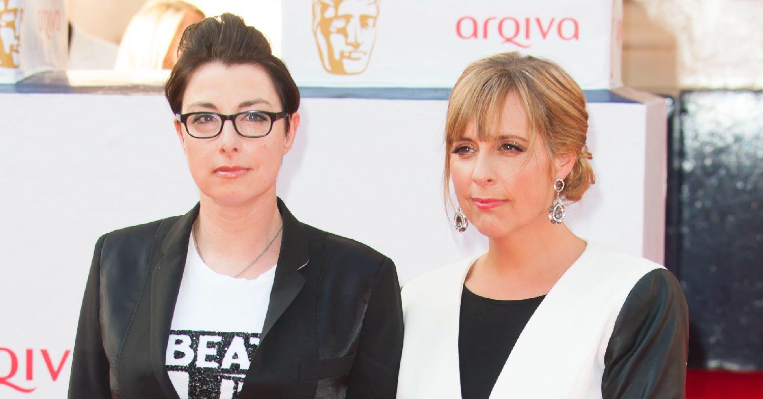 Mel and Sue posing