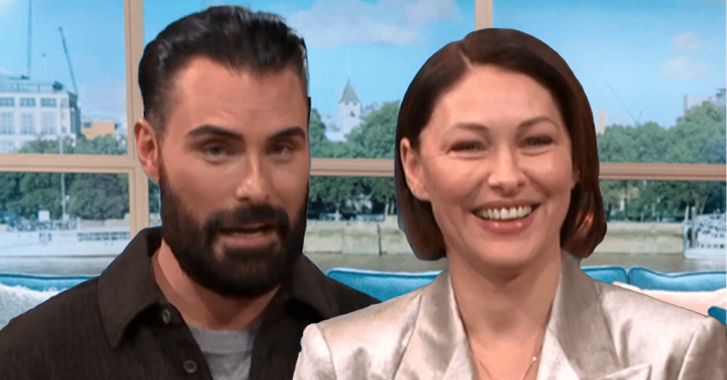 Rylan Clark and Emma Willis presenting This Morning