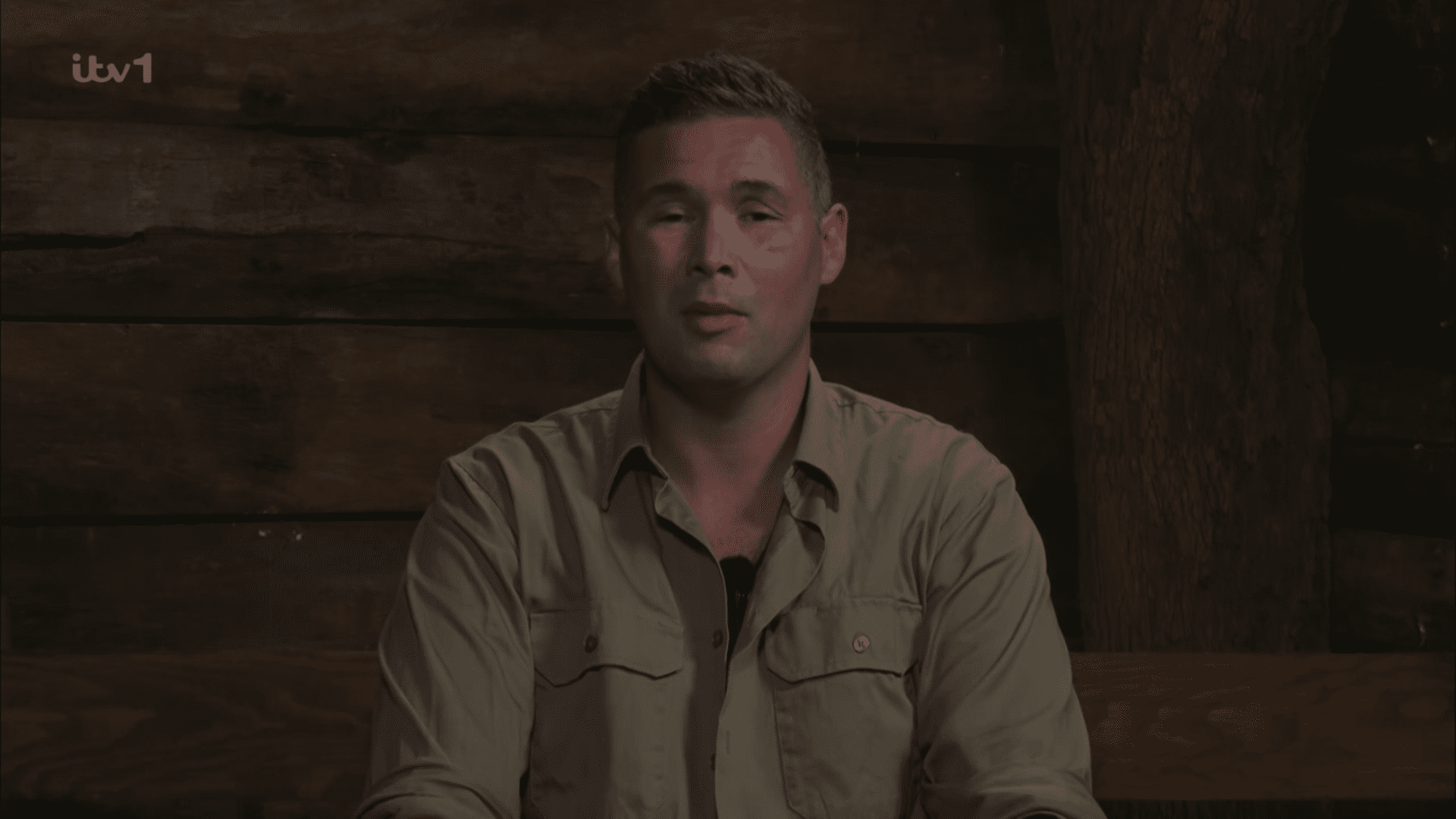 Tony Bellow on I'm A Celebrity without his moustache
