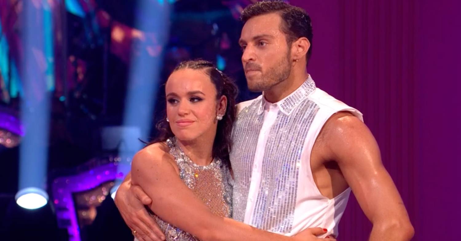 Ellie Leach and Vito Coppola look disappointed