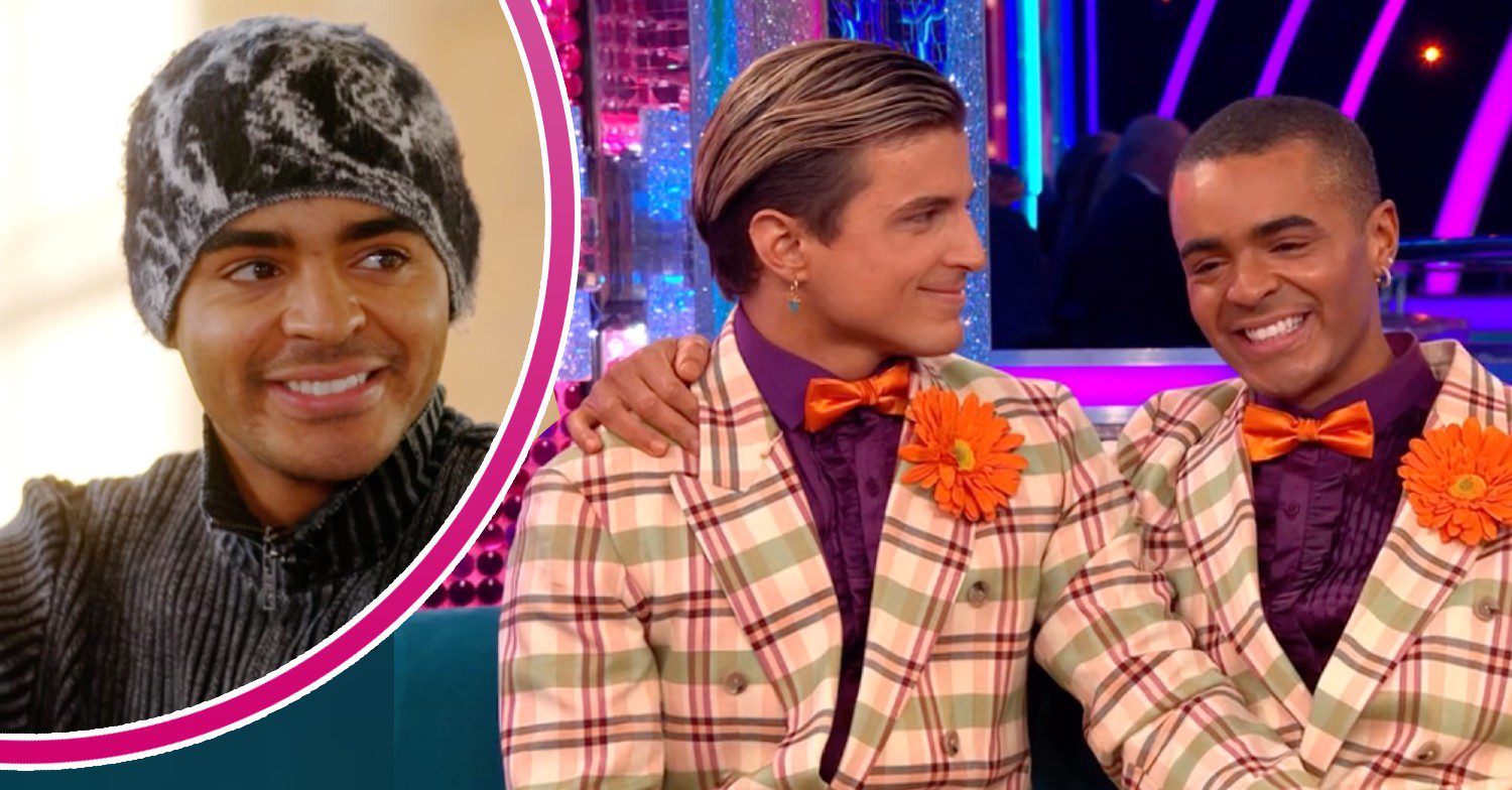 Layton Williams and Nikita Kuzmin both smile