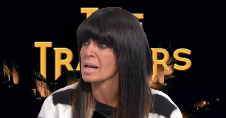 The Traitors logo with Claudia Winkleman