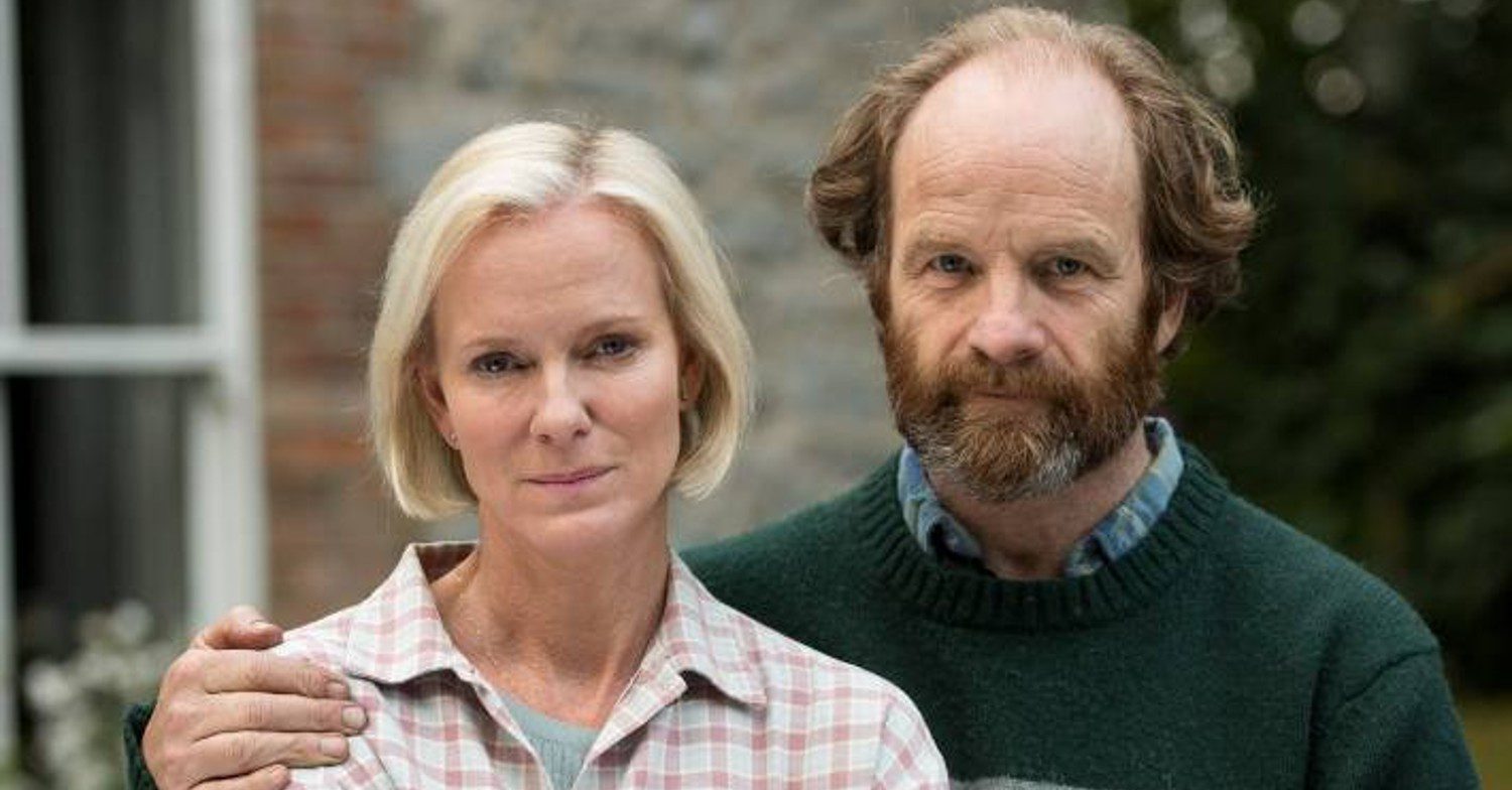 Adrian Rawlins with Cold Feet star Hermione Norris