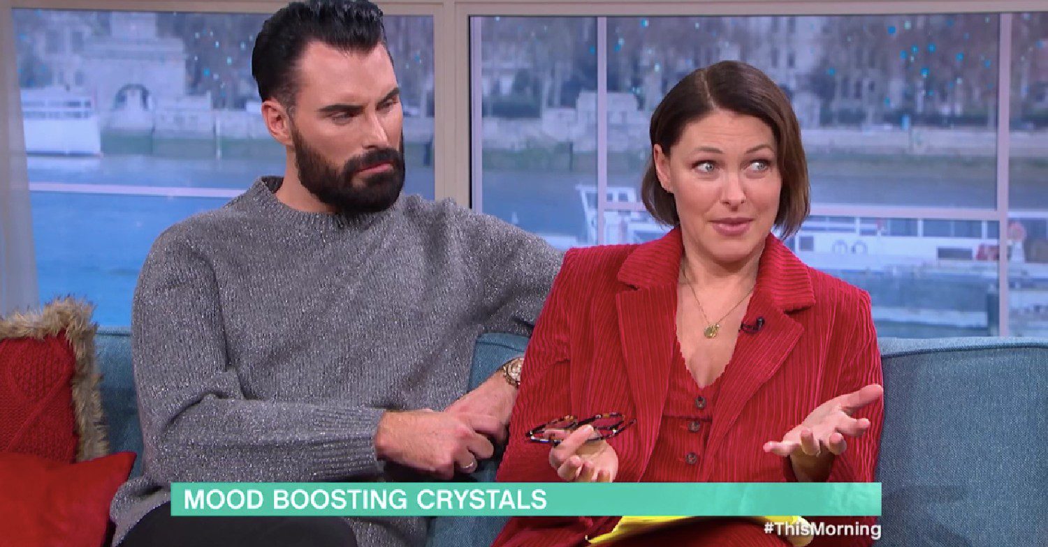 Rylan Clark and Emma Willis on This Morning today