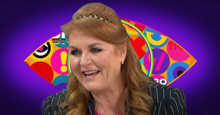 Sarah Ferguson / Celebrity Big Brother logo