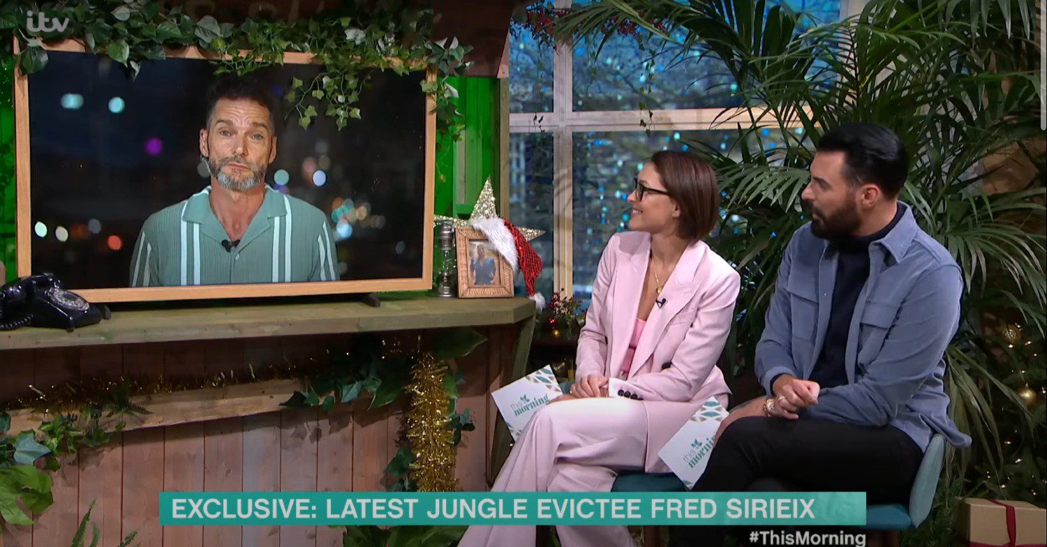 Rylan and Emma speaking to Fred Sirieix on This Morning
