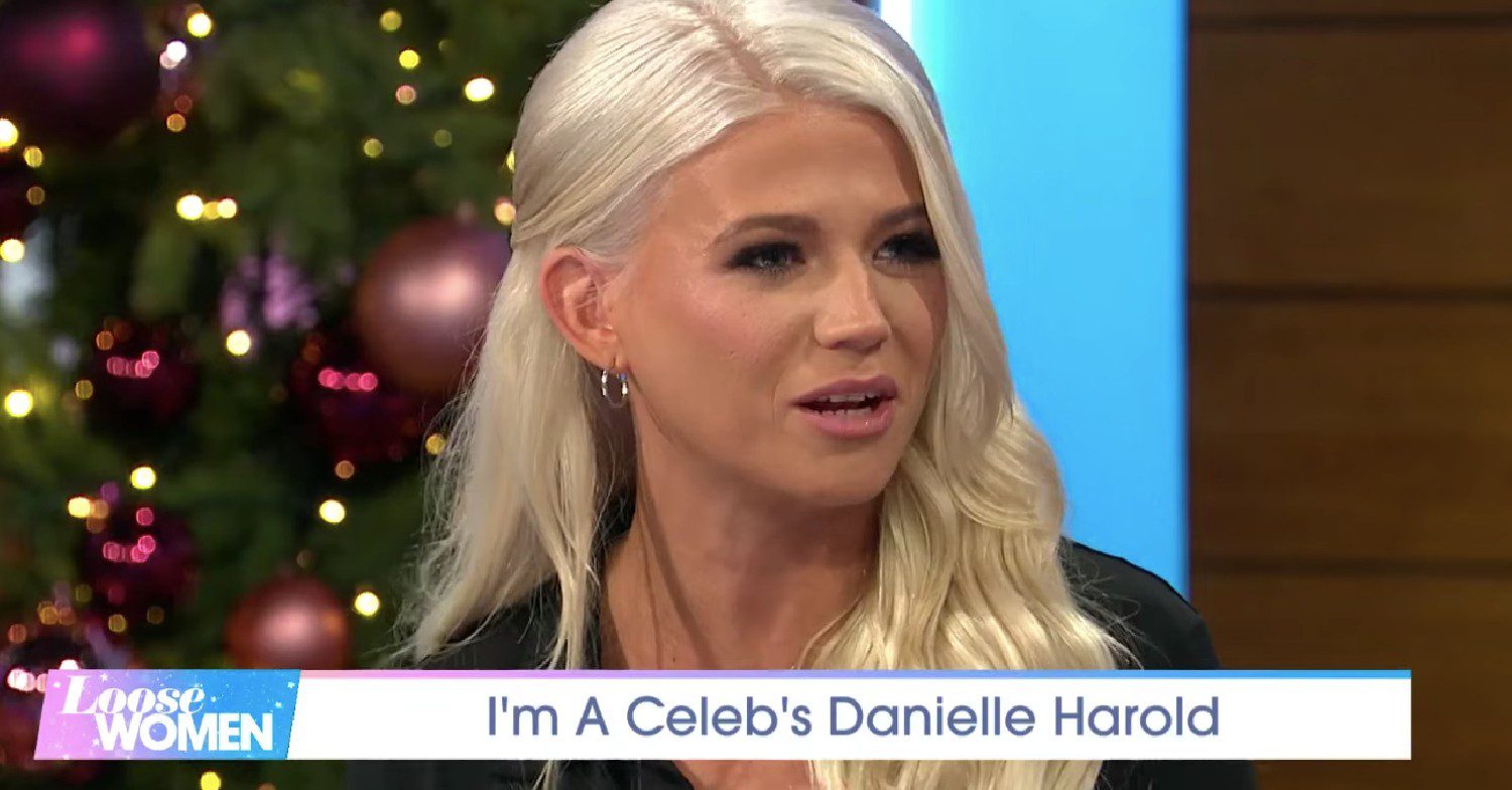 I'm A Celeb star Danielle Harold smiling