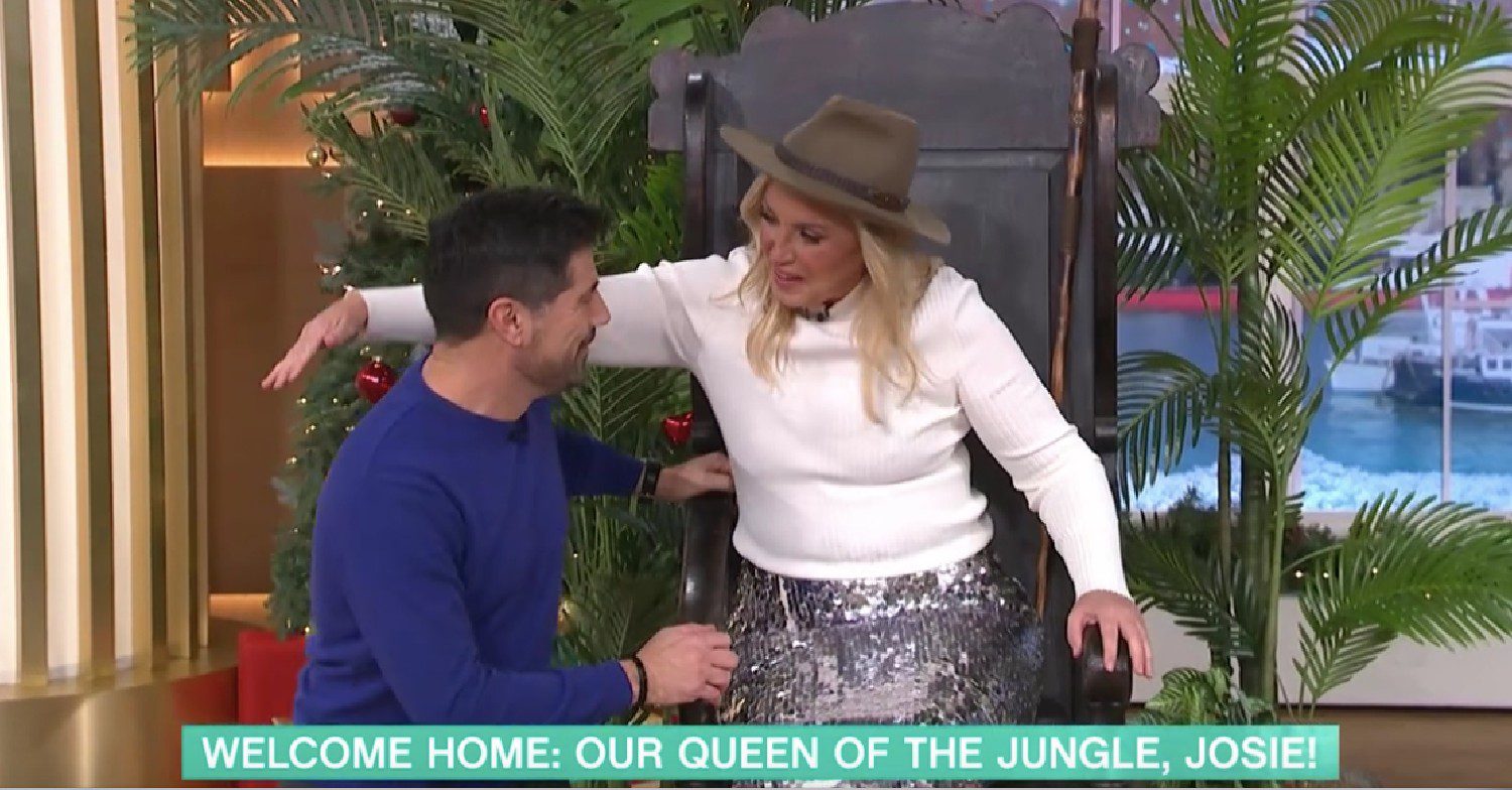 Josie Gibson and Craig on This Morning