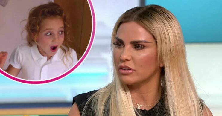 Katie Price and daughter Bunny