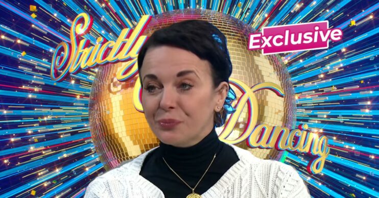 Strictly 2023 logo with Amanda Abbington