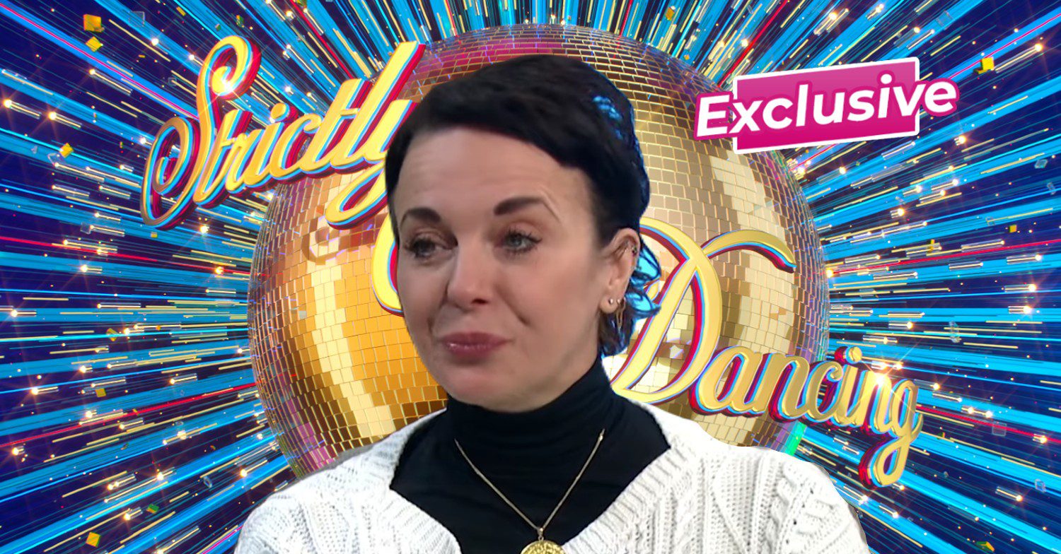 Strictly 2023 logo with Amanda Abbington