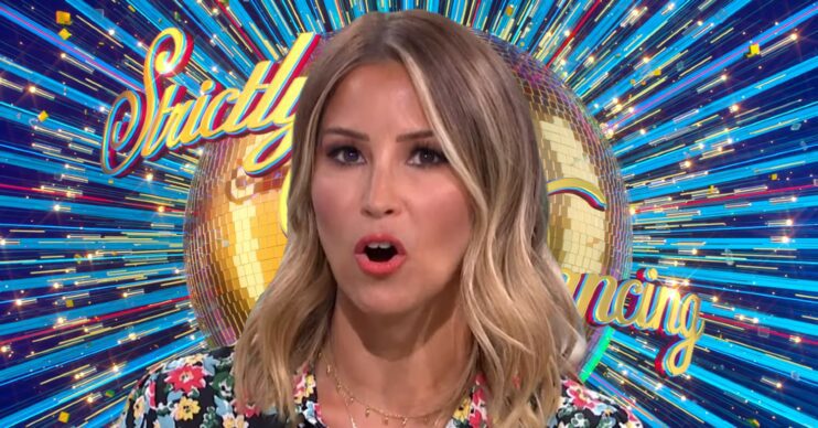 Strictly logo with Rachel Stevens